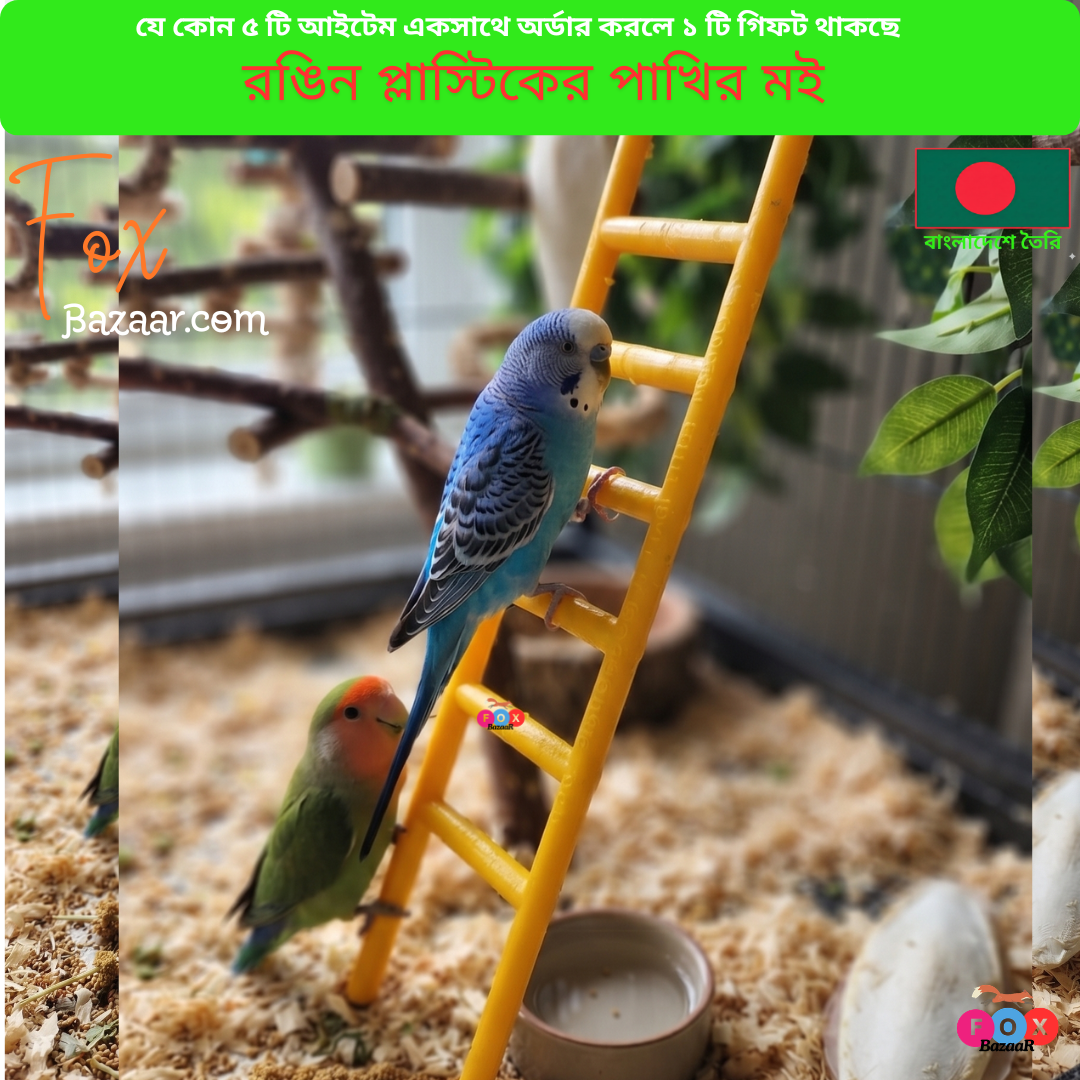 Code- 6092 রঙিন প্লাস্টিকের পাখির মই ও ক্লাইম্বিং খেলনা | Colorful Plastic Bird Ladder & Climbing Toy Code- 6092 রঙিন প্লাস্টিকের পাখির মই ও ক্লাইম্বিং খেলনা | Colorful Plastic Bird Ladder & Climbing Toy