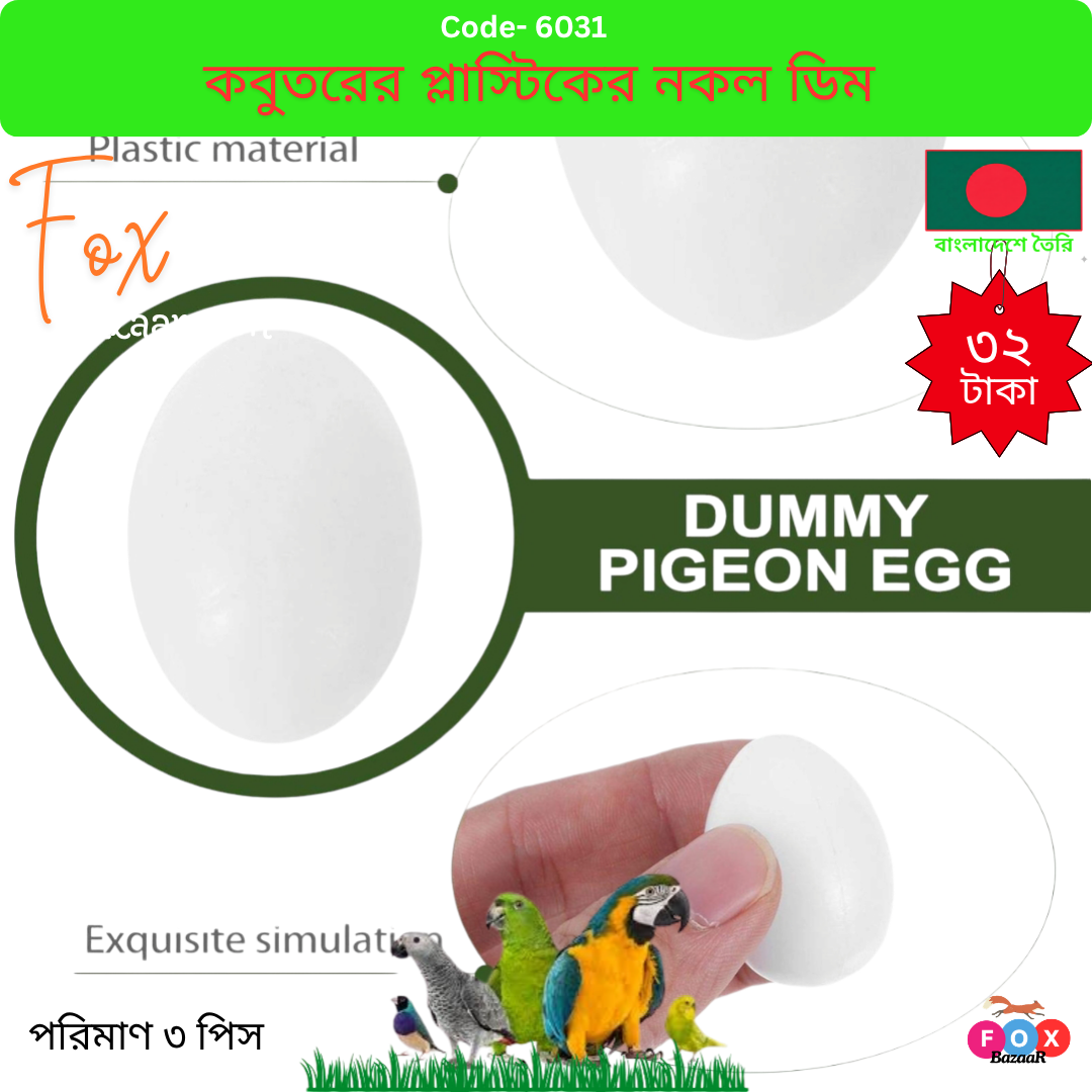 Code- 6031 – Pigeon Dummy Eggs _ Plastic Fake Hatching Eggs (3)(2) Code- 6031 – Pigeon Dummy Eggs _ Plastic Fake Hatching Eggs (3)(2)