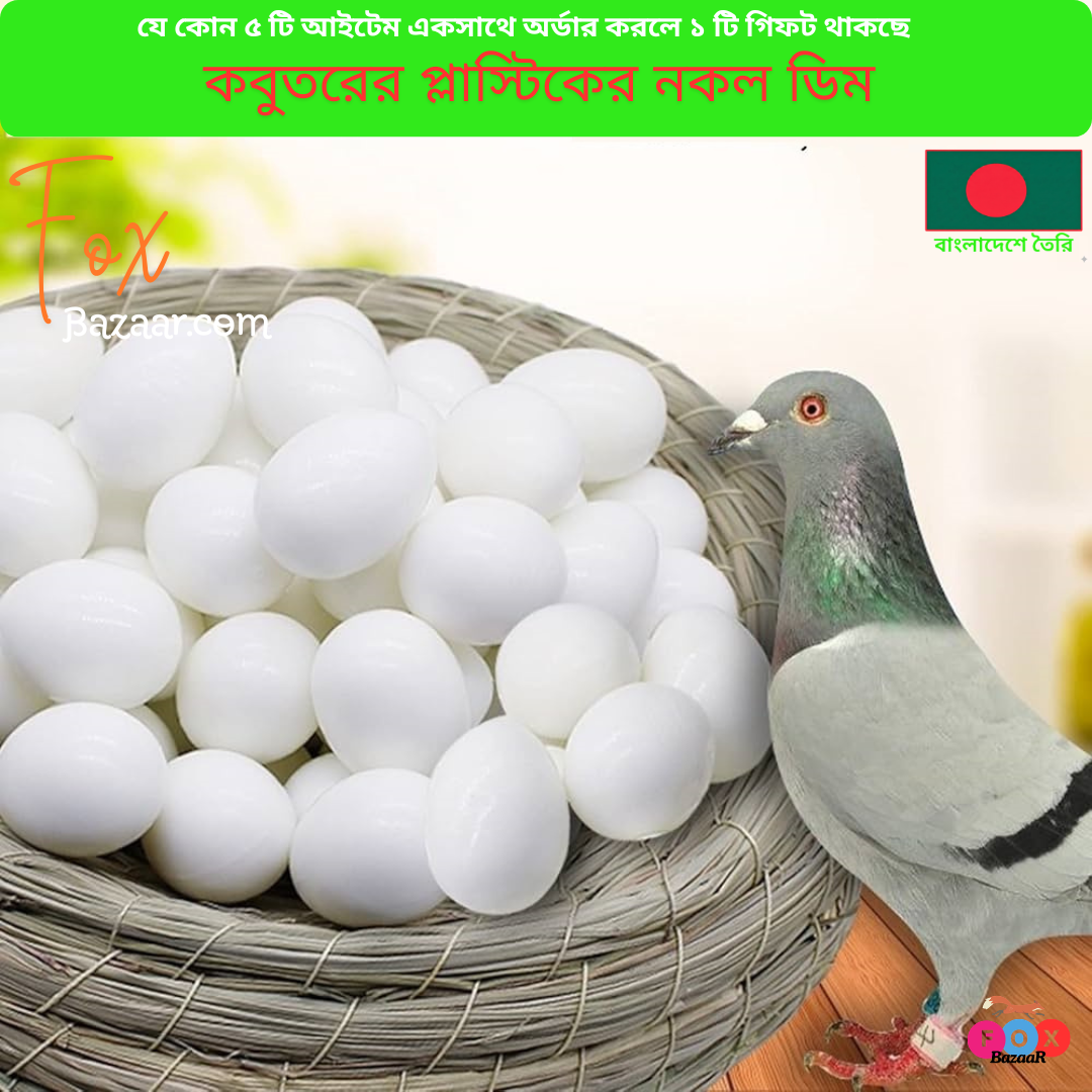 Code- 6031কবুতরের প্লাস্টিকের নকল ডিম ও ফেক হ্যাচিং এগ | Pigeon Dummy Eggs & Plastic Fake Hatching Eggs - FoxBazaarCode- 6031কবুতরের প্লাস্টিকের নকল ডিম ও ফেক হ্যাচিং এগ | Pigeon Dummy Eggs & Plastic Fake Hatching Eggs - FoxBazaar Code- 6031কবুতরের প্লাস্টিকের নকল ডিম ও ফেক হ্যাচিং এগ | Pigeon Dummy Eggs & Plastic Fake Hatching Eggs - FoxBazaar