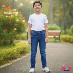Code - 2049 Boys Premium Soft Denim Jeans Pant (Age 4-14 Years) - Stylish & Comfortable Casual Denim Trousers (2)