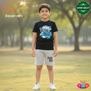 Code - 2051 Boys Premium Export Quality T-Shirt and Shorts Set
