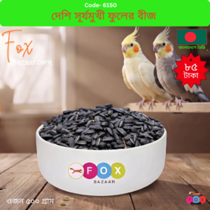 Desi Black Sunflower Seeds for Birds